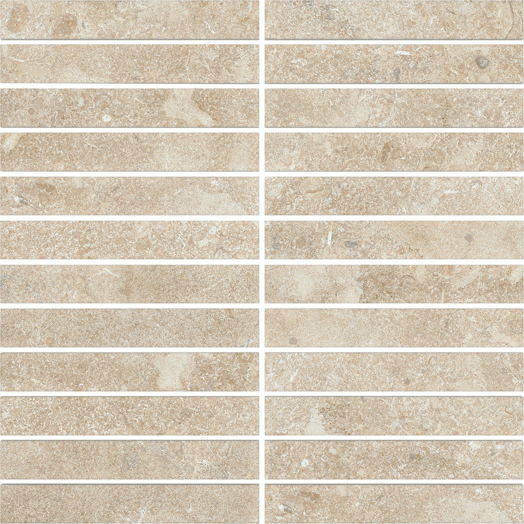 12x12 Stacked Mosaic Matte / Samba