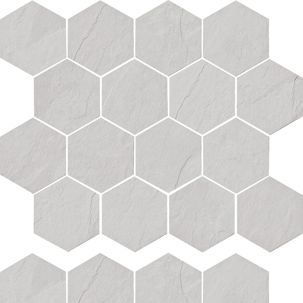 12x10 Hexagon Mosaic Matte / Moonglow