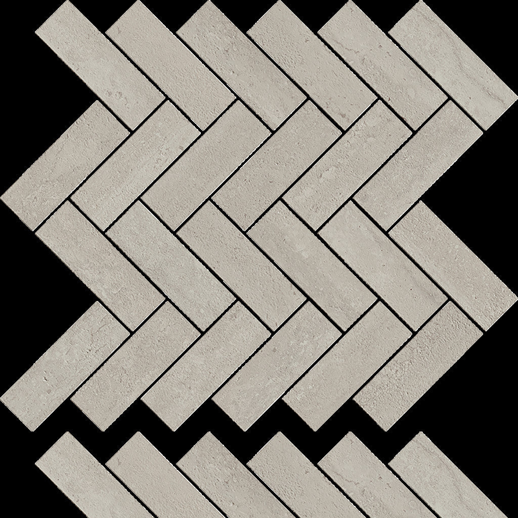 12x10 Herringbone Mosaic Matte / Morning